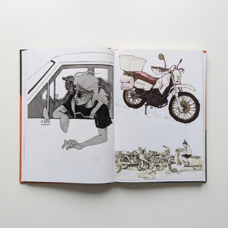 Page from an artbook Page from an artbook