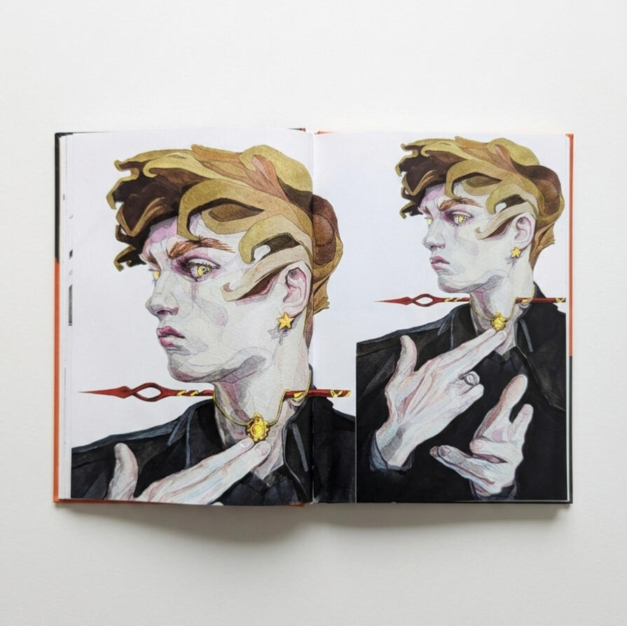 Page from an artbook Page from an artbook