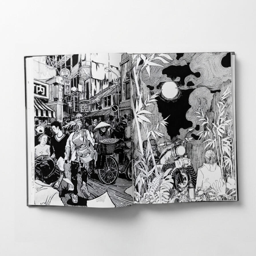 Page from an artbook Page from an artbook